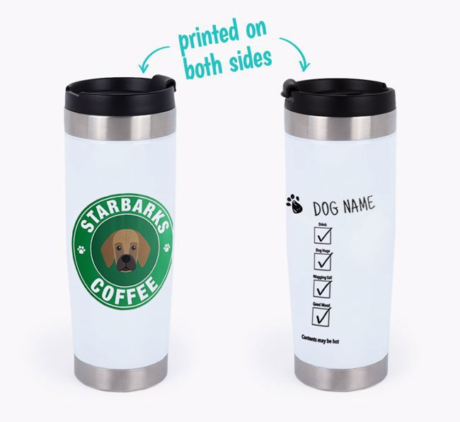 'Starbarks' - Photo Upload {breedFullName} Travel Mug